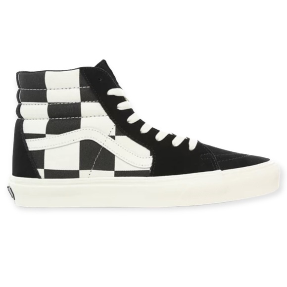 VANS | Sk8-Hi Oversized Checkerboard in Black/Marshmallow - Picture 1 of 6